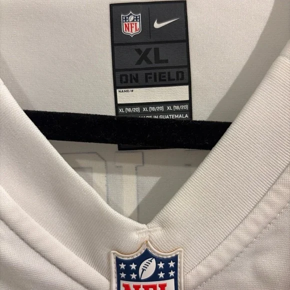 NFL Dallas Cowboys Ezekiel Elliot #21 White On-Field Jersey with Logo Kid’s XL - Picture 5 of 7